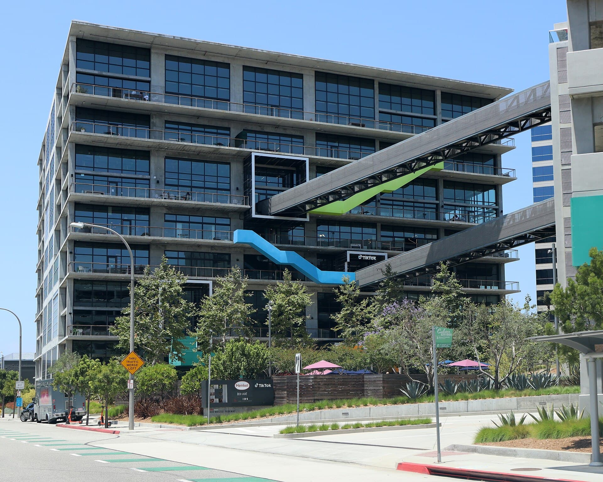 The office building in Culver City, California, that housed TikTok's U.S. headquarters